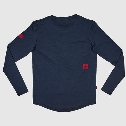 ランニングTシャツ（ロングスリーブ） IMRLS05 Classic Pace Long Sleeve - Sky Captain Blue Melange [ユニセックス]