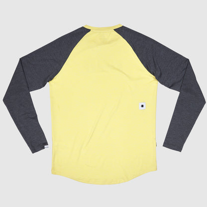 ランニングTシャツ(ロングスリーブ) JMRLS05c4001 Logo Pace Longsleeve - Yellow [メンズ]