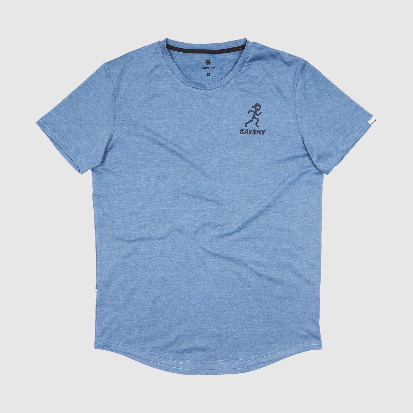 ランニングTシャツ JMRSS04c2003 Stickman Pace T-shirt - Blue [メンズ]