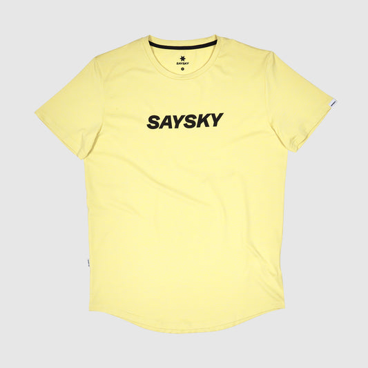 ランニングTシャツ JMRSS12c4001 Logo Pace T-shirt - Yellow [メンズ]