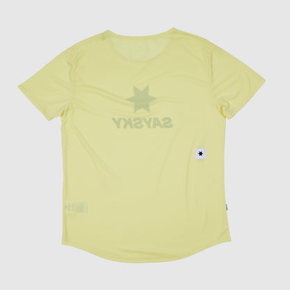 ランニングTシャツ JMRSS21c401 Logo Flow T-shirt - Yellow [メンズ]