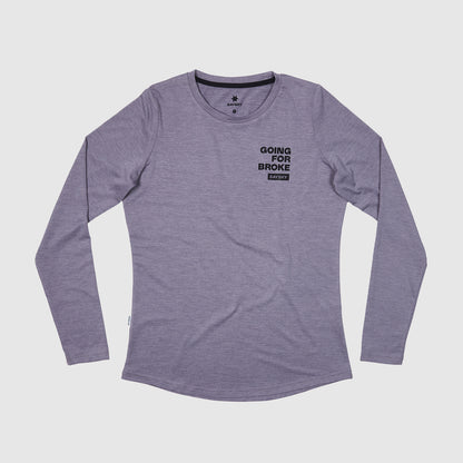 ランニングTシャツ(ロングスリーブ) JWRLS02c7001 Wmns Gfb Pace Longsleeve - Purple [レディーズ]