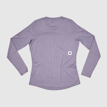 ランニングTシャツ(ロングスリーブ) JWRLS03c7001 Wmns Logo Pace Longsleeve - Purple [レディーズ]