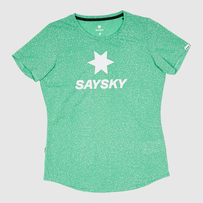 ランニングTシャツ JWRSS03c1004 Wmns Combat T-shirt - Minty Green Universe [レディーズ]