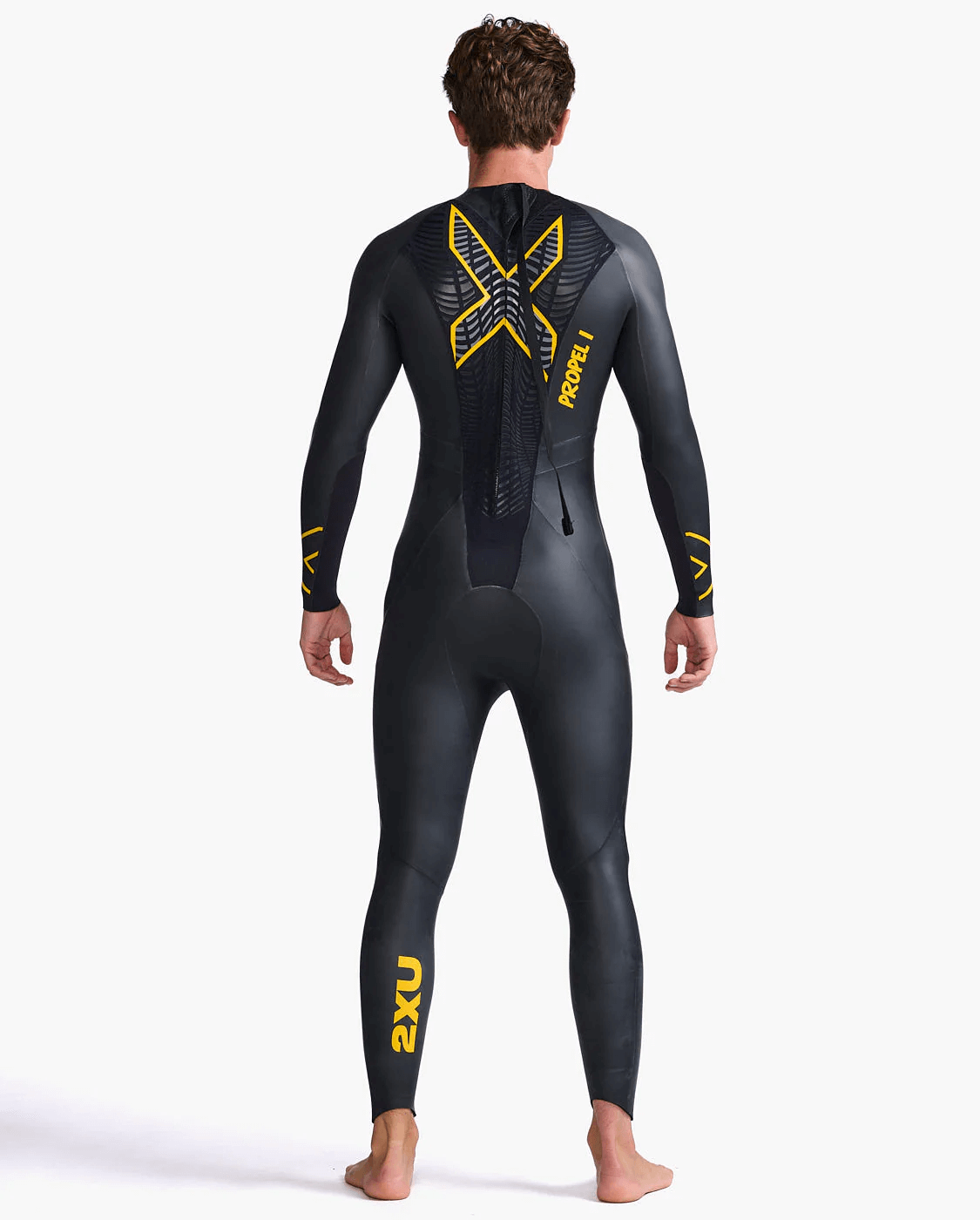 トライアスロン用ウェットスーツ MW4991c-BLK-ABN Propel P:1 プロペル P:1 - Black/Ambition Yellow [メンズ]