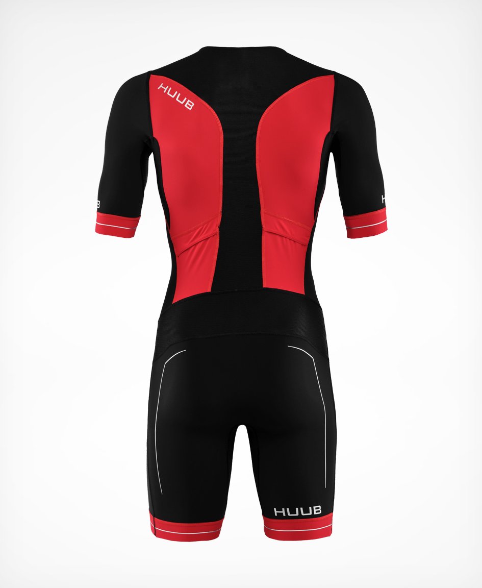 公式 HUUB/フーブ トライスーツ RCLCS Raceline Long Course Triathlon Suit Black/Red [メンズ] STYLE BIKE