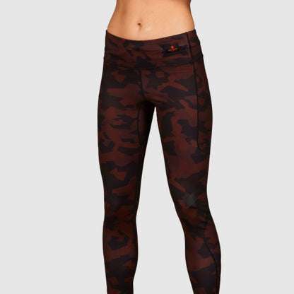 ランニングタイツ HMRLT02 Splinter Eco Combat Tights - Black Camo [ユニセックス]