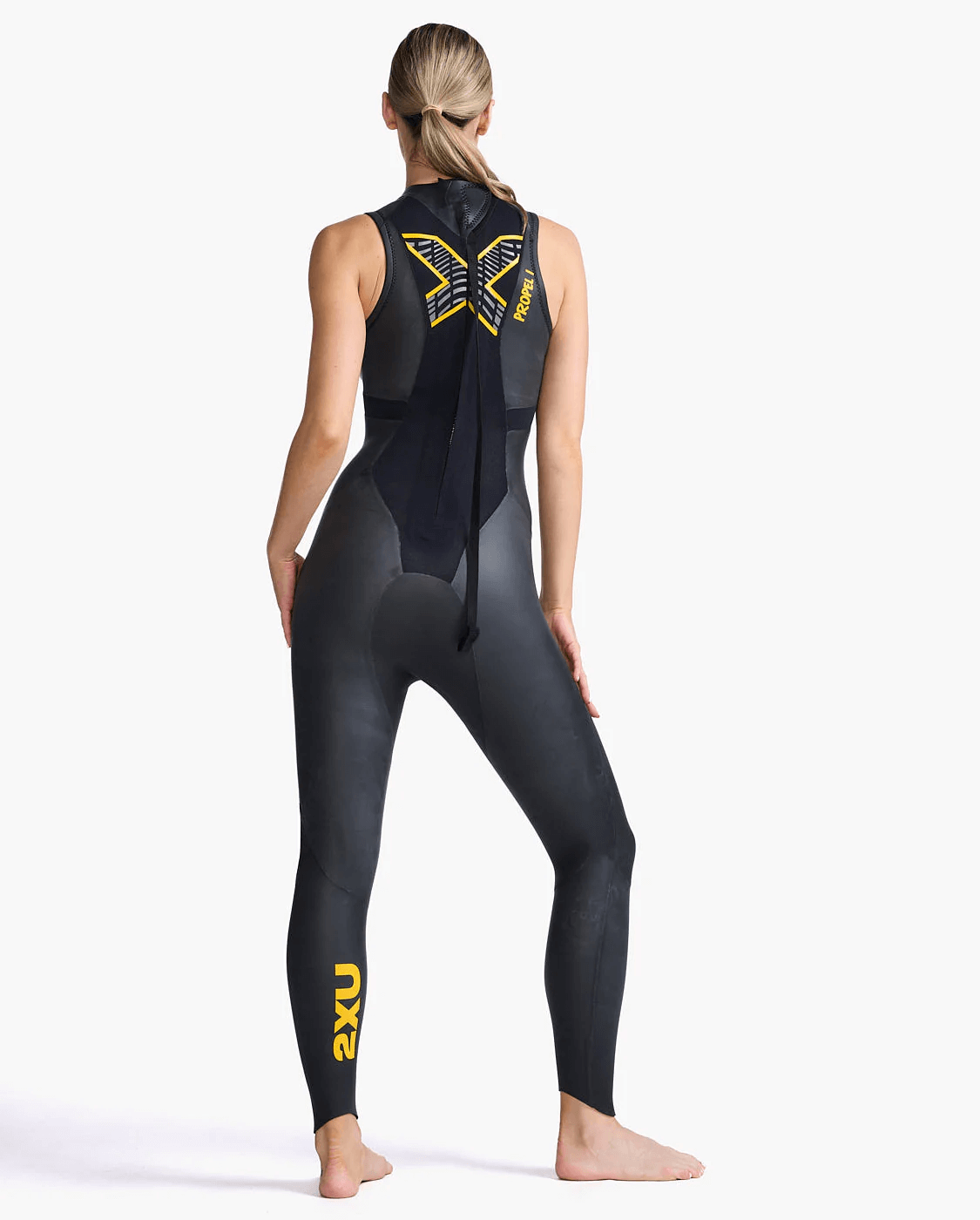 トライアスロン用ウェットスーツ WW4995c-BLK-ABN Propel P:1 Sleeveless Wetsuit プロペル P:1 スリーブレス - Black/Ambition Yellow [レディーズ]
