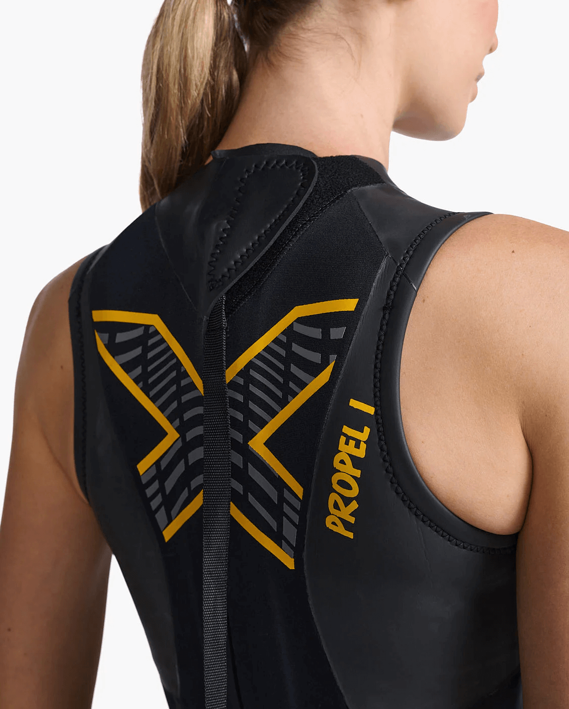 トライアスロン用ウェットスーツ WW4995c-BLK-ABN Propel P:1 Sleeveless Wetsuit プロペル P:1 スリーブレス - Black/Ambition Yellow [レディーズ]