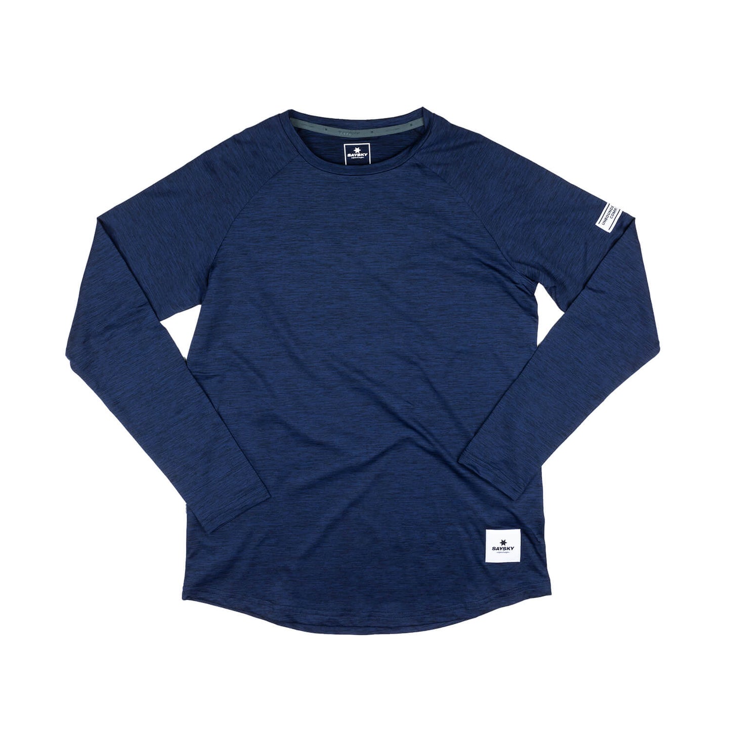 ランニングTシャツ(ロングスリーブ) XMRLS03 Clean Pace Longsleeve - Blue Melange [ユニセックス]