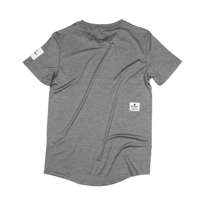 ランニングTシャツ XMRSS02 Clean Pace Tee - Light Grey Melange [ユニセックス]