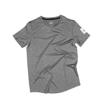 ランニングTシャツ XMRSS02 Clean Pace Tee - Light Grey Melange [ユニセックス]