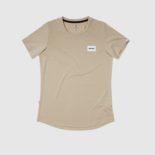 モーションTシャツ XWRSS50c801 Wmns Motion T-shirt - Beige [レディーズ]