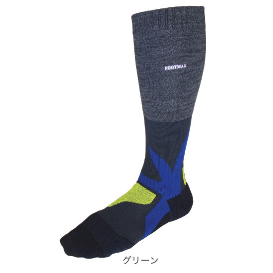 スポーツソックス FXT005GRN アルパイン用3Dソックス - Green [ユニセックス]