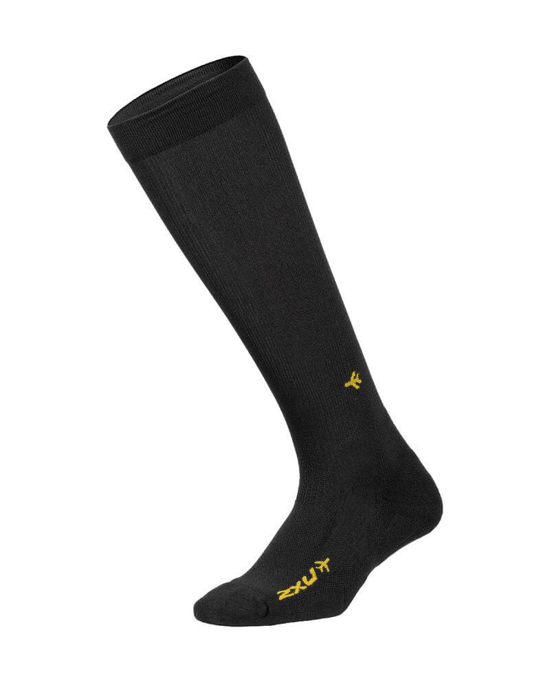 着圧ソックス UA5688eBBLK Ua5688e-blk-blk フライトコンプレッションソックス - Black/Black [ユニセックス]