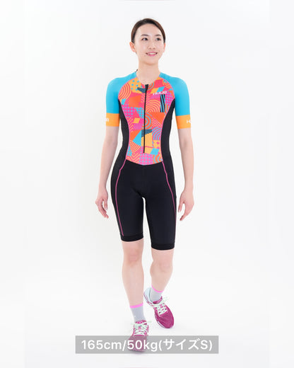 トライアスロンスーツ HERSLCS Her Spirit Long Course Suit - Black/Multi [レディーズ]