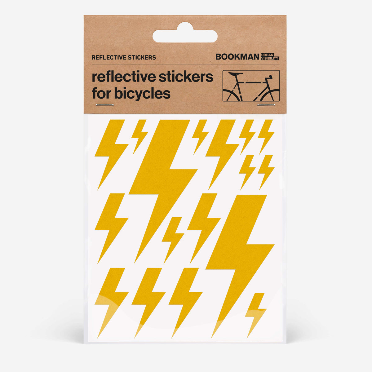 リフレクター BM-528 Reflective-stickers-flash リフレクティブステッカー（フラッシュ） Reflective Stickers Flash - Reflective Yellow