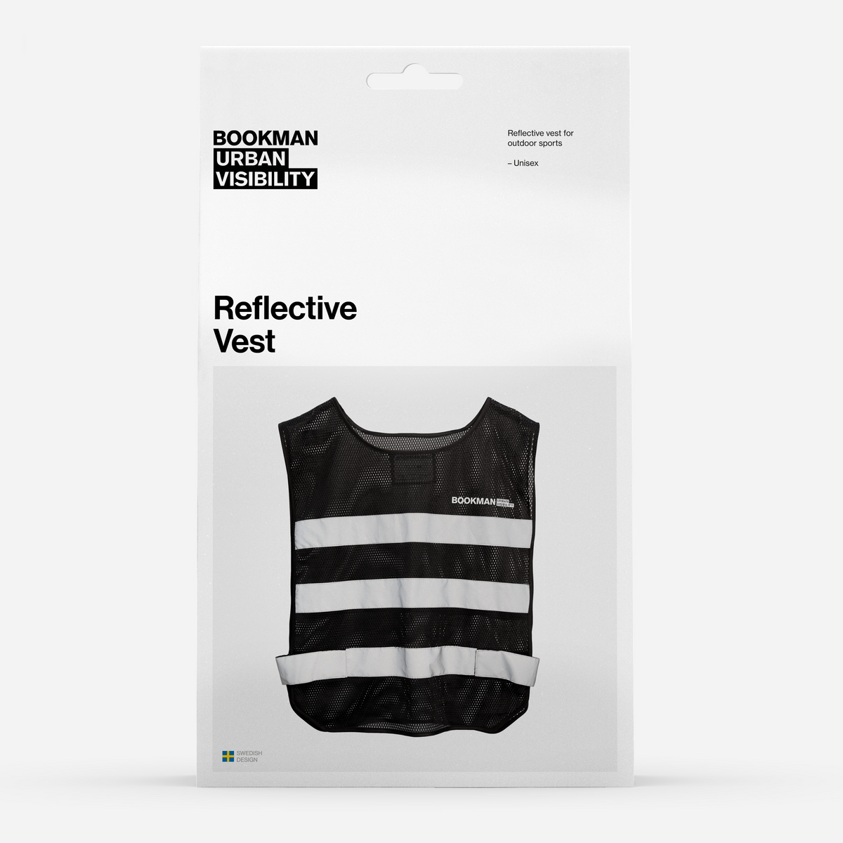 リフレクター BM Reflective-vest リフレクティブベスト Reflective Vest - Black