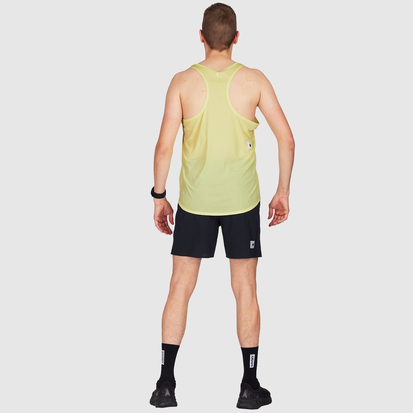 レースシングレット JMRSI11c401 Logo Flow Singlet - Yellow [メンズ]