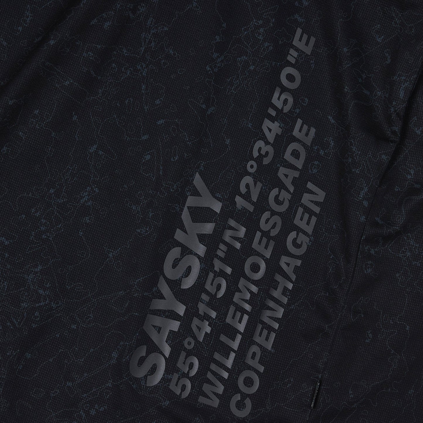 ランニングTシャツ JMRSS01c1003 Map Combat T-shirt - Black Map [メンズ]