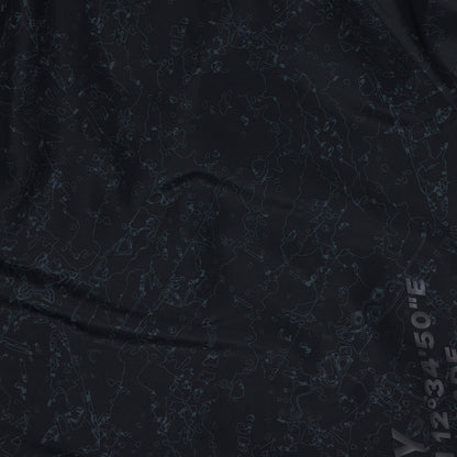 ランニングTシャツ JMRSS01c1003 Map Combat T-shirt - Black Map [メンズ]