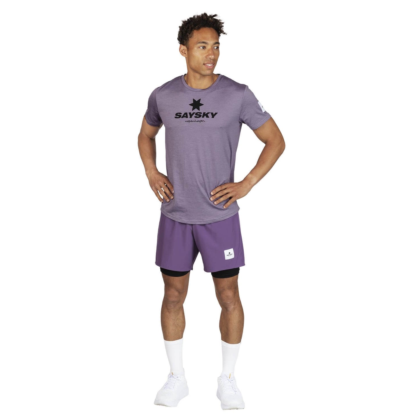 ランニングショーツ GMRSH05 2-in-1 Shorts - Loganberry Purple [ユニセックス]