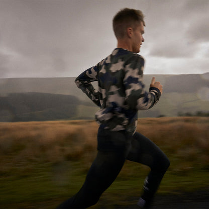 ランニングTシャツ（ロングスリーブ） IMRLS07 Camo Blaze Long Sleeve - Woodland Camo [ユニセックス]