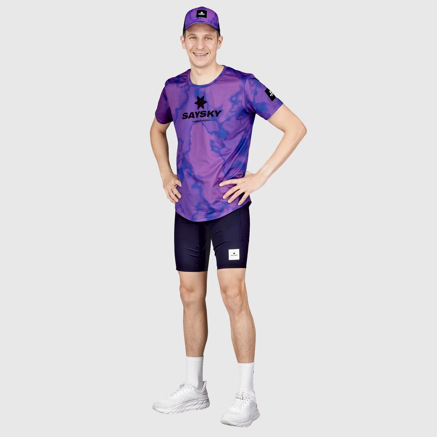 ランニングTシャツ HMRSS13 Classic Combat Tee - Purple Toxicity [ユニセックス]