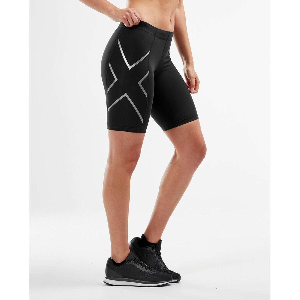 PWXコンプレッションショーツ PWX Compression Short - Black/Silver [レディーズ] WA4176b-BLK/SIL - STYLE BIKE ONLINE SHOP